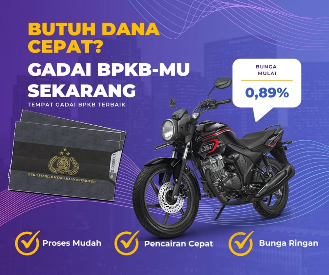 Kredit Jaminan Bpkb Motor Honda Cb 150 Verza Dapat Dana Berapa? Seperti Ini Simulasinya